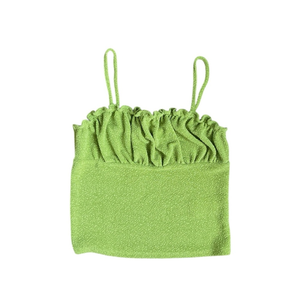 Urban Outfitters Textured Green Tank Top
